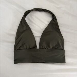 LuluLemon Women's Olive Halter Top